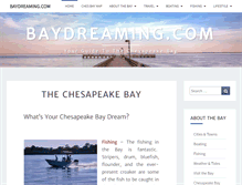 Tablet Screenshot of baydreaming.com